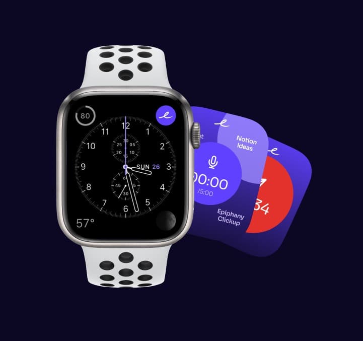 Epiphany Voice on an Apple Watch